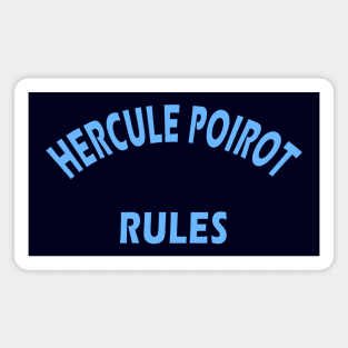 Hercule Poirot Rules Magnet